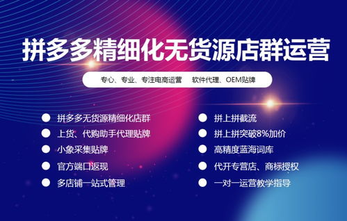 精細化運營助力陜西拼多多代運營公司 拼上拼軟件、貼牌大象采集與網(wǎng)站建設的一體化解決方案